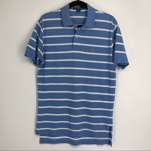POLO RALPH LAUREN Light Blue‎ Stripe Polo Shirt